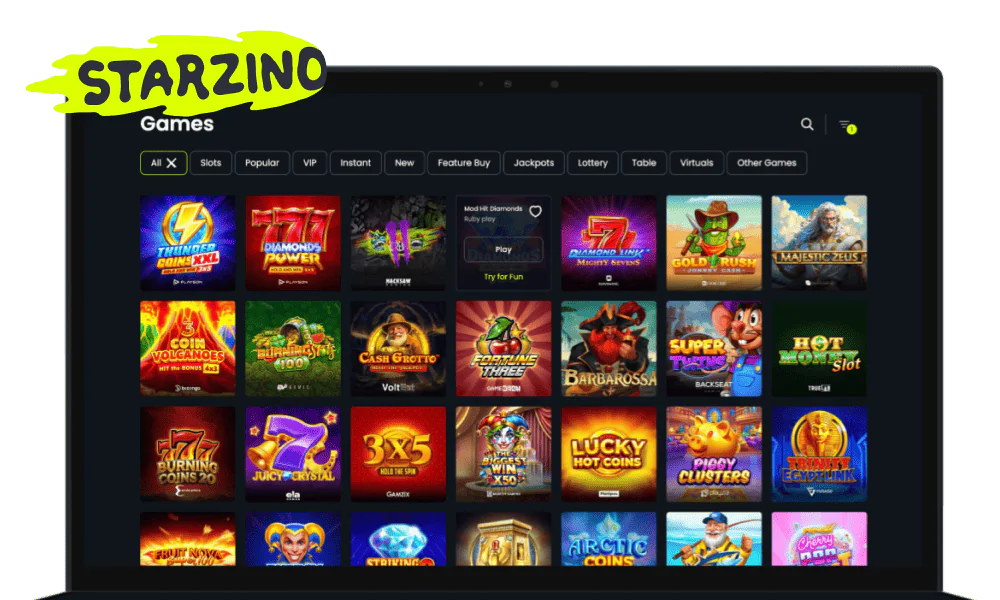 Starzino Casino Spellencollectie